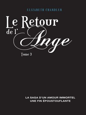 cover image of Le Retour de l'ange 3